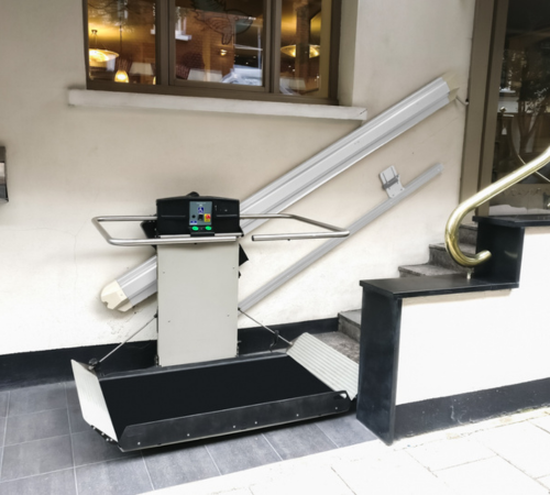 straight stairlifts x3 platform lift
