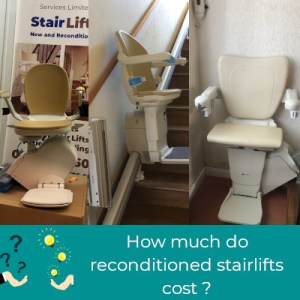 how much is a reconditioned stairlift price / cost