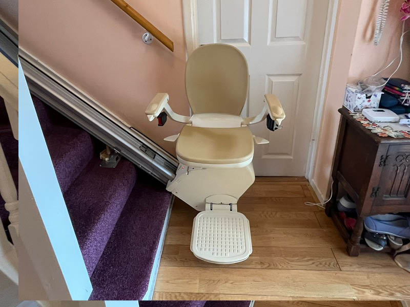 brooks 130 footrest Care Lift Services. Stairlifts & Mobility